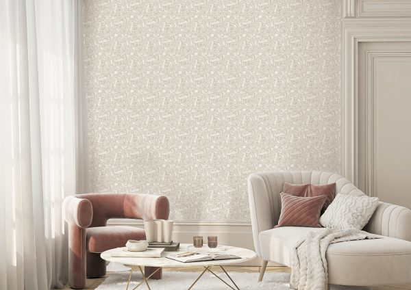 Puzzle Petite 10cm x 60m Wallpaper Roll, Cream