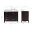 Ensemble de meuble-lavabo simple 43 po Cambridge-1059595107