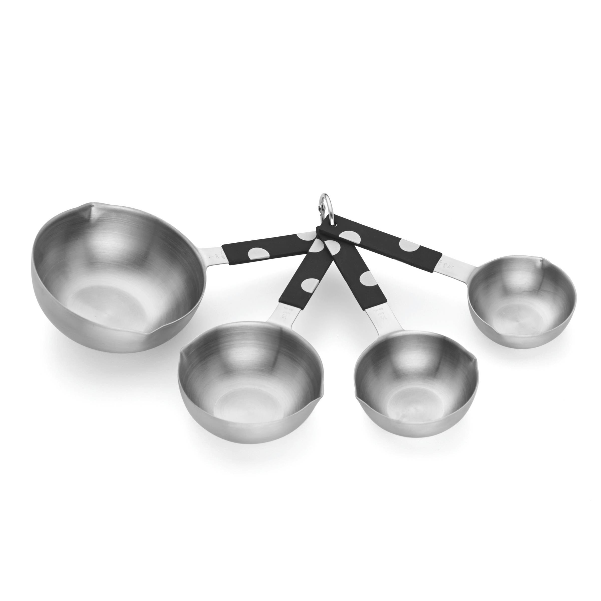 Kate Spade New York Deco Dot 4 -Piece Stainless Steel Measuring Spoon Set &  Reviews
