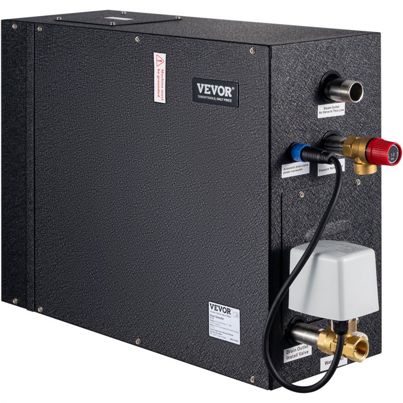 Steam Shower Generator, 15 kW, Segmented Heating & Temperature