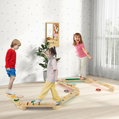 Freeport Park 58cm W Wood Climbing Blocks