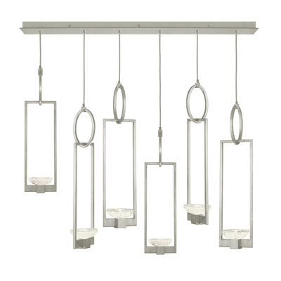 Luminaire suspendu rectangulaire 48 po Delphi