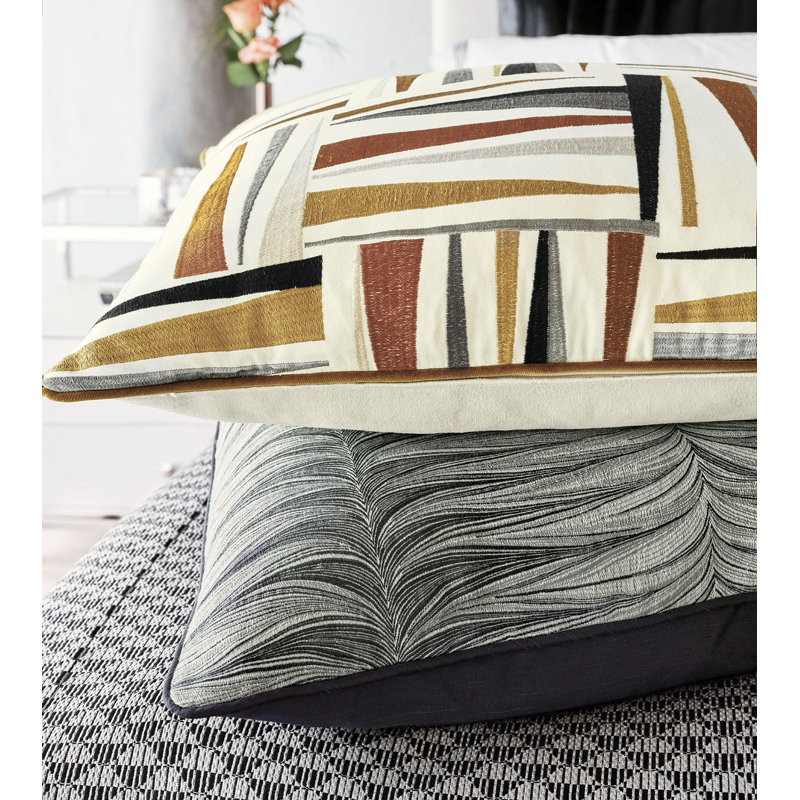 Taie décorative 100% coton Medara, Standard
