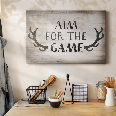Toile tendue avec toile Aim Game