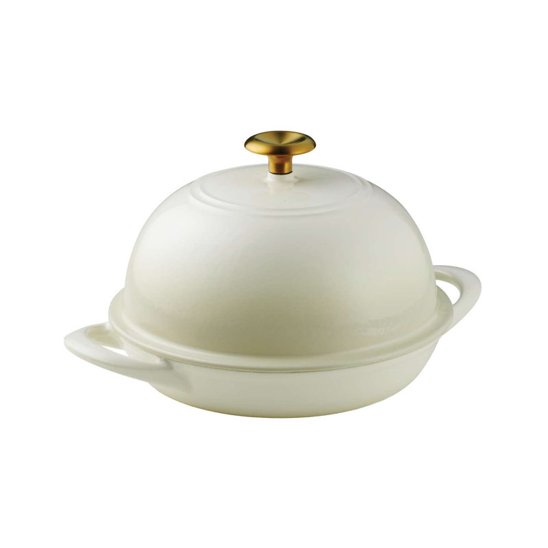 Tramontina Enamelled Cast Iron Bread Oven 24 cm, White