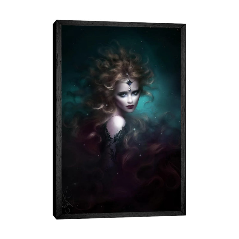 Sura by Melanie Delon - Print on Canvas, Black Framed, 66.04 cm H x 45.72 cm W