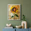 Série FLORAL CDLxxiii - reproduction encadrée de qualité supérieure - prête à être accrochée - aucun clou requis-1017057768-1017057764