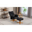 Massage Recliner Chair with Ottoman Set-1741921233