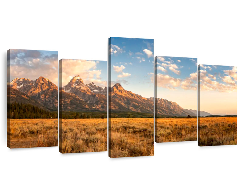 Alvord Grand Teton Golden Hour, H 24 po x l 49 po