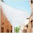 Colourtree Triangle Sun Shade Sail Canopy Fabric Cloth Screen, Water Permeable & UV Block UPF50-34340574-92661577
