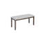 Ensemble de salle à manger de cuisine 6 pièces, table de salle à manger rectangulaire en bois avec 4 chaises rembourrées et un banc, ensemble de table de salle à manger pour 6 personnes, salon, bar et cuisine, noyer-435442265