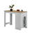 Carraton 47"Small Space Counter Height Dining Table With Cabinet And Drawer Storage