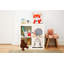 3 Sprouts - Cube de rangement pour jouets pour bébé et enfants - Renard