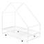 Lit plateforme simple avec lit gigogne Adalric-94659607