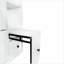 Armoire à chaussures polyvalente avec 3 tiroirs rabattables et range-chaussures autoportant