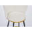 Counter Height Bar Stools Set of 2, 360° Swivel Upholstered Barstools with Backs and Metal Legs, 26" H Seat Height, Velvet Fabric,Goldy Footrest-194148422