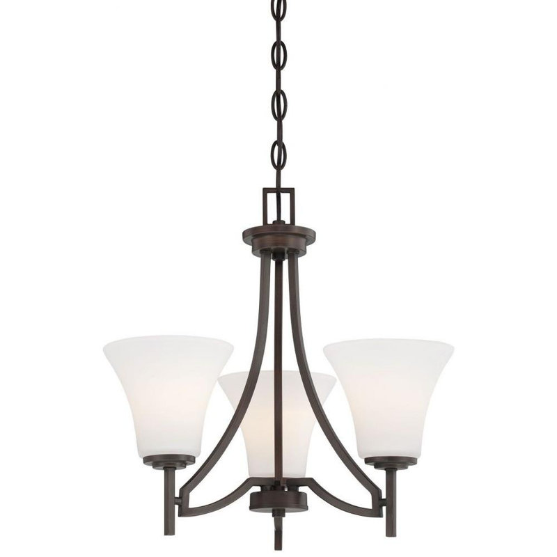 Lustre empire classique / traditionnel à 3 lumières