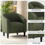 Fauteuil club rembourré en tissu-106296589
