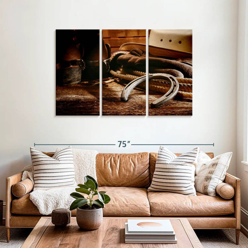 Lelar Western Themed, 36" H x 57" W