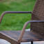 Fauteuils club d'extérieur en osier