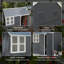 Outsunny 7 x 6 ft Garden Shed Metal Shed with Single Door Window Dark Grey
