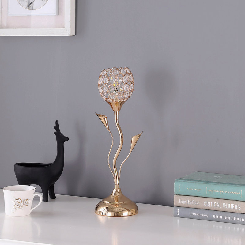 Bell Glam Metal Table Lamp