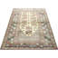 Tapis beige / gris en laine noué à la main de conception unique des années 1960 de taille 4 pi x 6 pi 4 pi x 6 pi