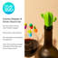 Ensemble de bouchons de bouteilles et marqueurs de boissons TrueZoo Cactus