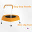 Trampoline rond intérieur / extérieur pour enfant / tout-petit avec guidon-101970156