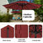 Parasol de marché à 2 niveaux 132 po Beka-1823171594-1792218318