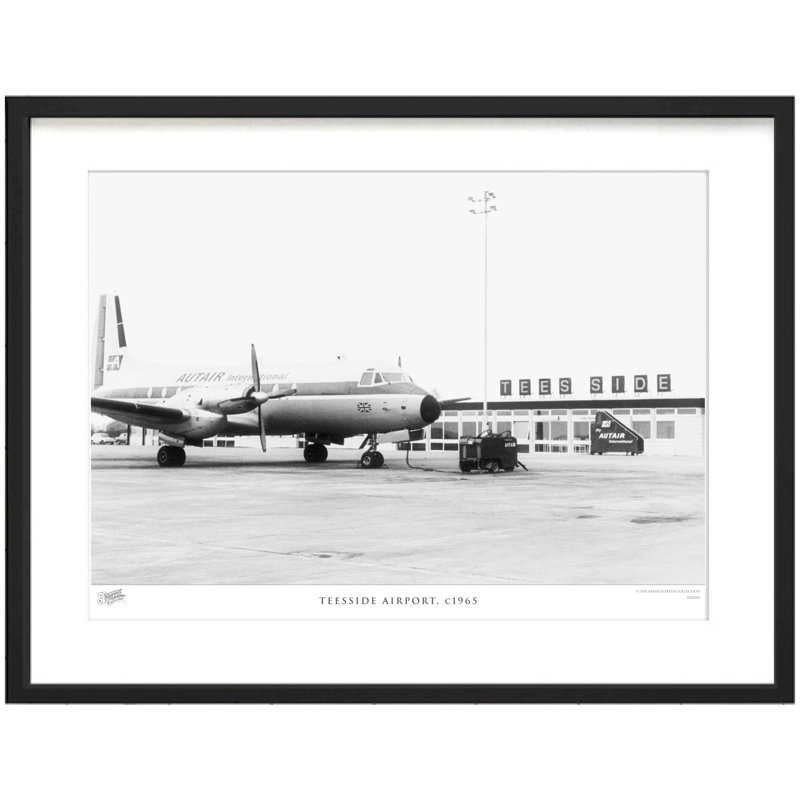 Teesside Airport, C1965 - Single Picture Frame Print, 28cm H x 36cm W x 2.3cm D