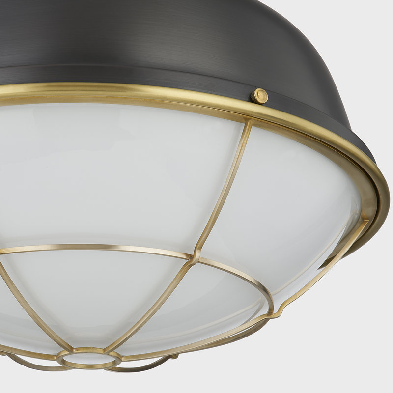 Holkham 1 Light Pendant, Distressed Bronze