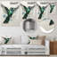 Décoration murale en métal colibri gris sarcelle «Hummingbird - Animals Hummingbird»-1587227233