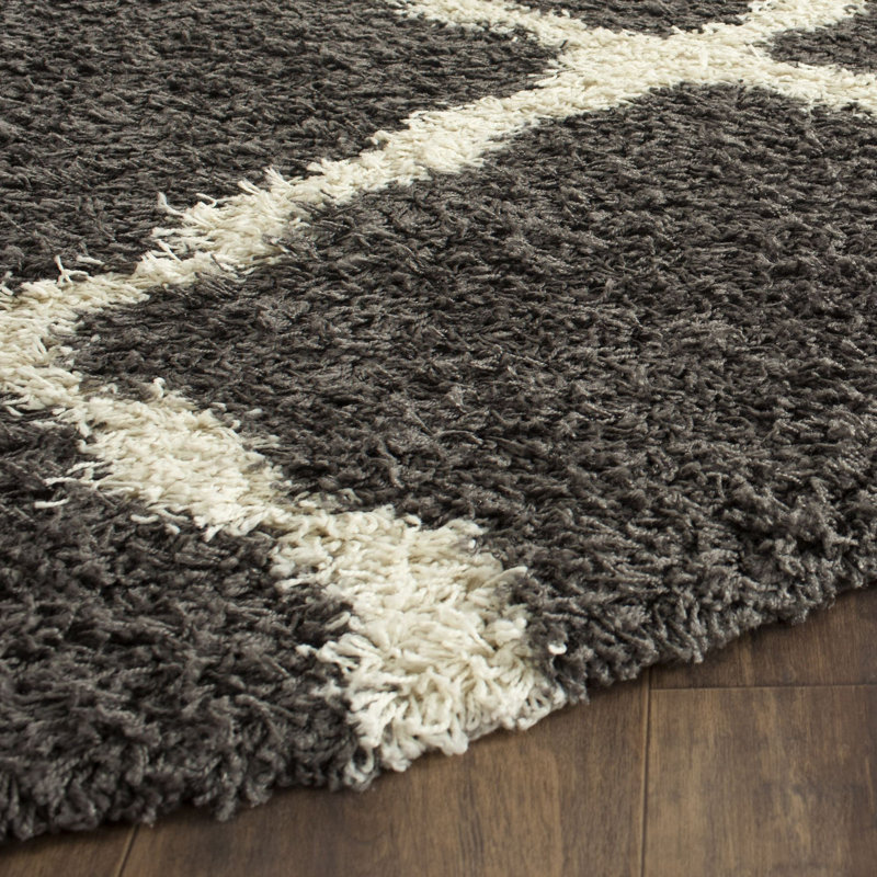 Tapis gris Alonnah, Rond 10 pi