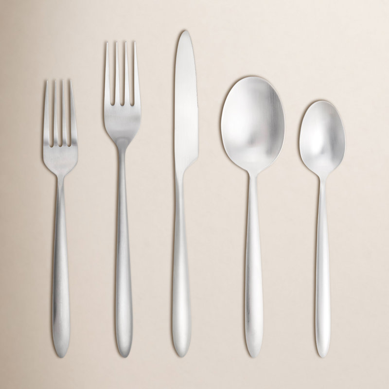 Velo 20 Piece 18/10 Stainless Steel Flatware Set, Service for 4