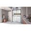 DreamLine Encore P 32 po x l 54 po x H 78 3/4 po Porte de douche semi-encadrée en noir mat avec base de douche blanche à drain central-132254062-29346425-29346424