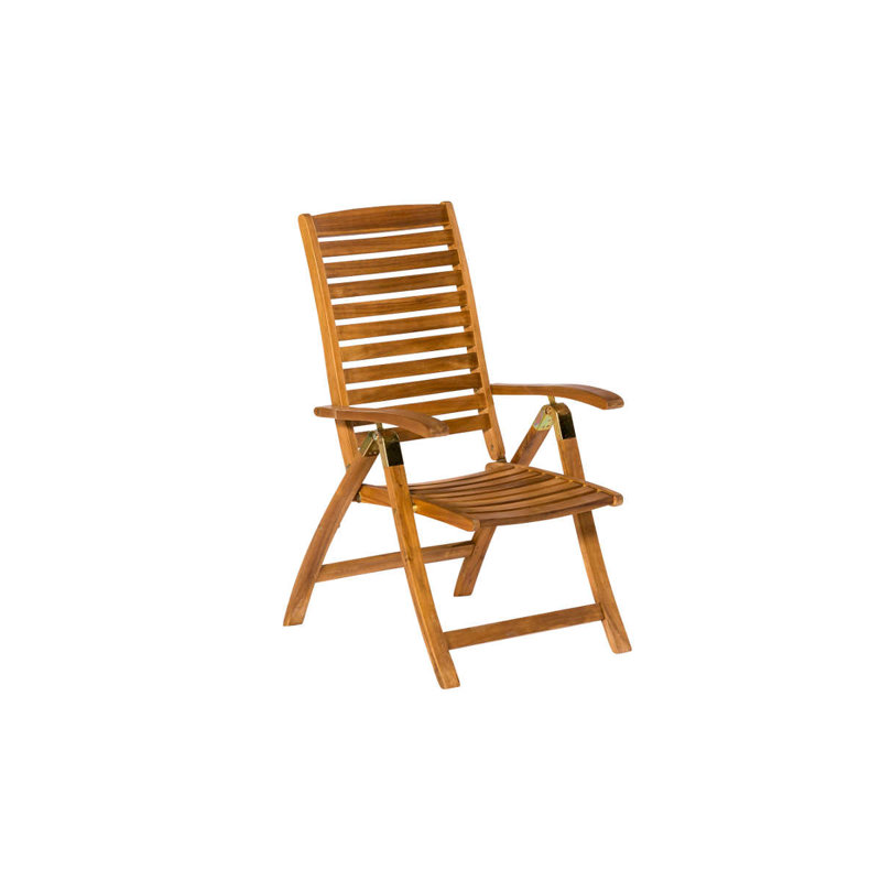 Miamitown 6 - Person Wood Patio Dining Set with Extendable Rectangular Table , Cushions Included