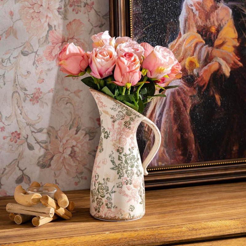 Vintage Ceramic Water Jar Vase