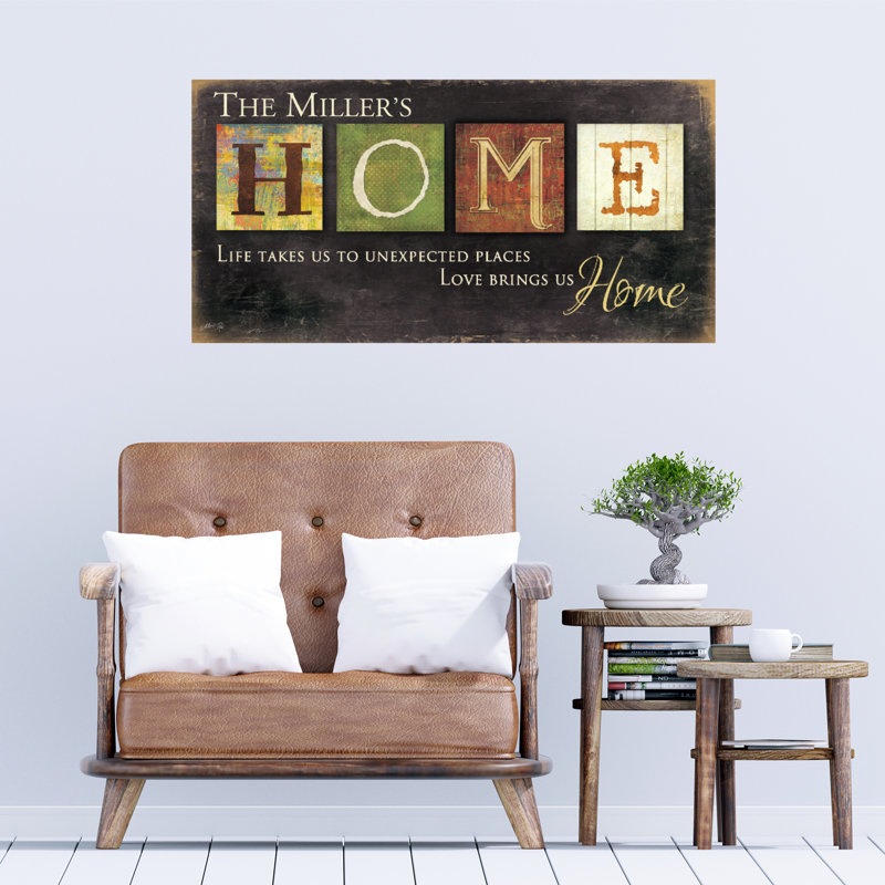 Adhésif décoratif «Love Brings Us Home», Oui