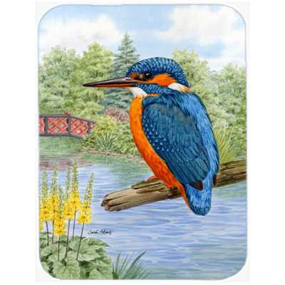 Planche à découper en verre trésors caroline Kingfisher