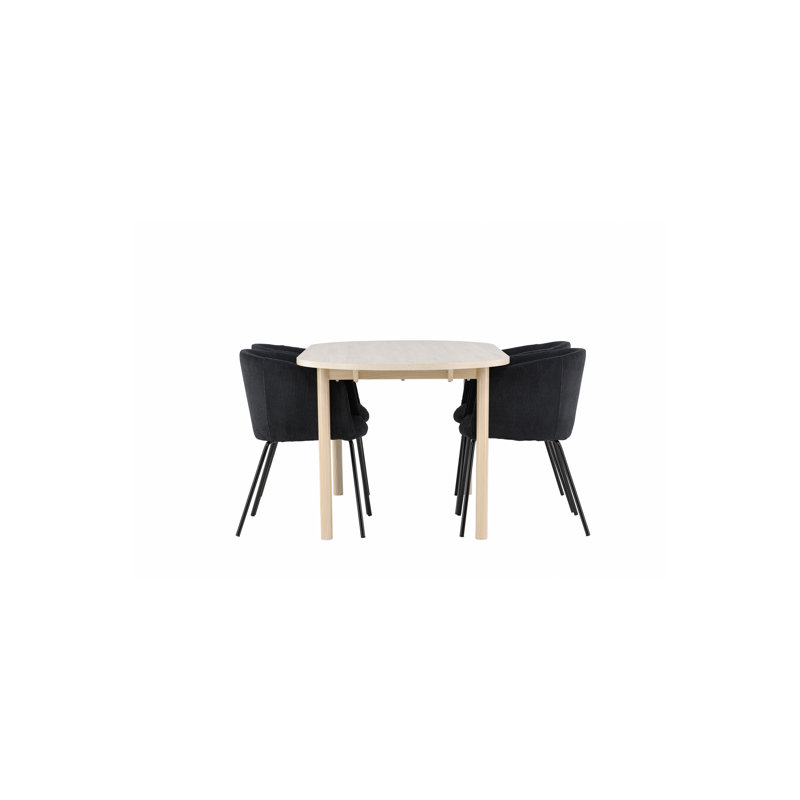 Akers 4 - Person Dining Set