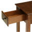 Table d'appoint en noyer - Bois massif et composite