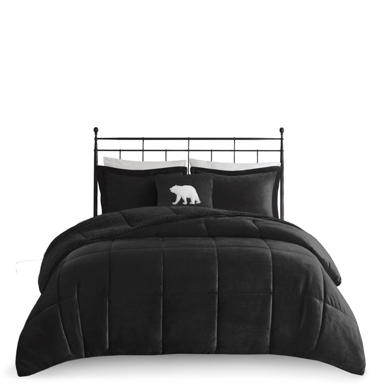 Hypoallergenic King Bedding Sets With Plush Polyester, Cozy Modern Home