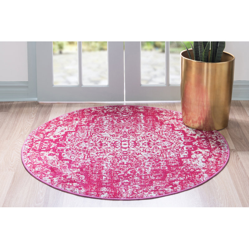 Oriental Indoor Rug, Round 4'1"