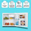 Koolatron 1.7 cu ft Compact Mini Fridge with Freezer + Total Chef Countertop Toaster Oven Combo