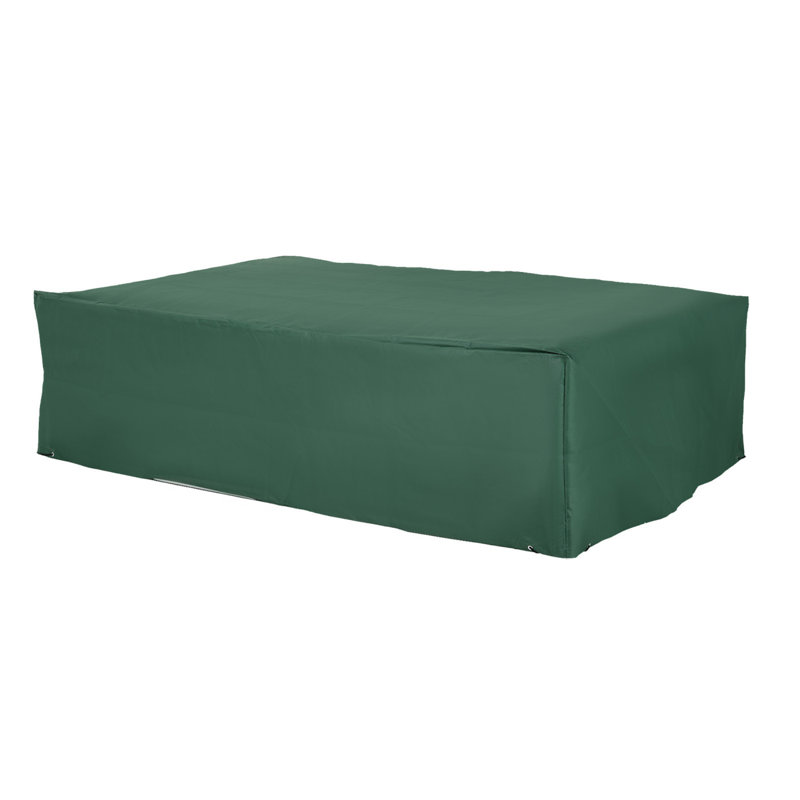 97" X 65" X 26" Heavy Duty Outdoor Sectional Sofa Cover, Waterproof Patio Furniture Cover For Weather Protection Green