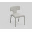 Chaise empilable en T, ensemble de 4