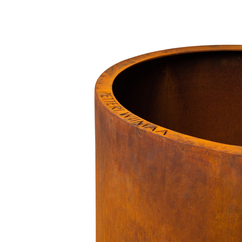 Metal Pot Planter, 40cm H x 40cm W x 40cm D