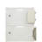 Ella 24 in. W 4 Leg Foldable Shower Seat in White