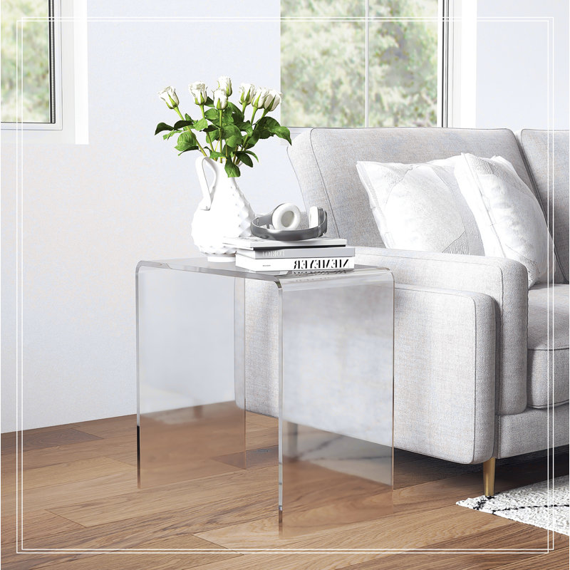 Rectangular Coffee Table with Manufactured Wood Table Topand Shelf